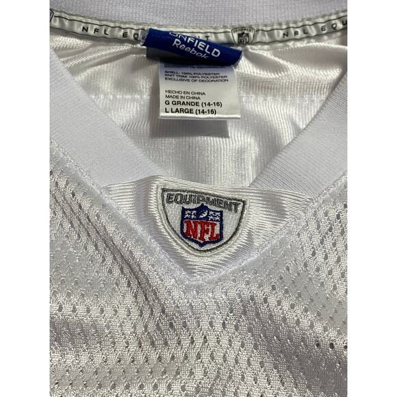 Reebok NFL Tiki Barber # 24 Dallas Cowboys Football Jersey Youth Large 14-16 - Picture 7 of 11